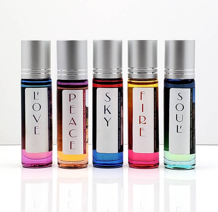 Sedona Synergy Set of 5 Aromatherapy Roller Fragrances